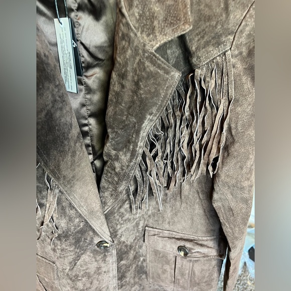 BLANK NYC Womens Luxury Oversized Blazer with Pockets, Chocolate Souffle - Picture 6 of 11